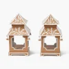 Summer Candleware | Year-round Decorations<Mrs. Alice Mini Caramel Chinoiserie Pagoda Lantern (Pair)