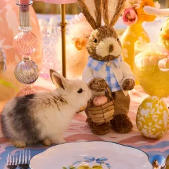 Spring Decorations<Mrs. Alice Mr & Mrs Easter Bunny (Pair)