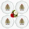 Dinner Plates | Crockery Sets<Mrs. Alice Christmas Tree Dinner Plate (Set of 4)