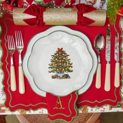 Crockery Sets<Mrs. Alice Christmas Tree Dinner & Starter Plates (Set of 8)
