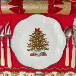 Dinner Plates | Crockery Sets<Mrs. Alice Christmas Tree Dinner Plate (Set of 4)