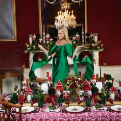 Dinner Plates | Crockery Sets<Mrs. Alice Christmas Tree Dinner Plate (Set of 4)