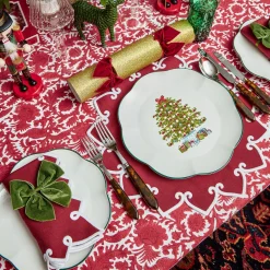 Crockery Sets<Mrs. Alice Christmas Tree Dinner & Starter Plates (Set of 8)