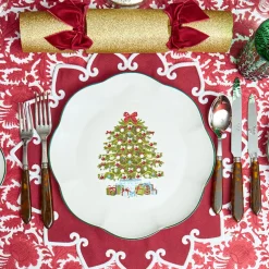 Dinner Plates | Crockery Sets<Mrs. Alice Christmas Tree Dinner Plate (Set of 4)