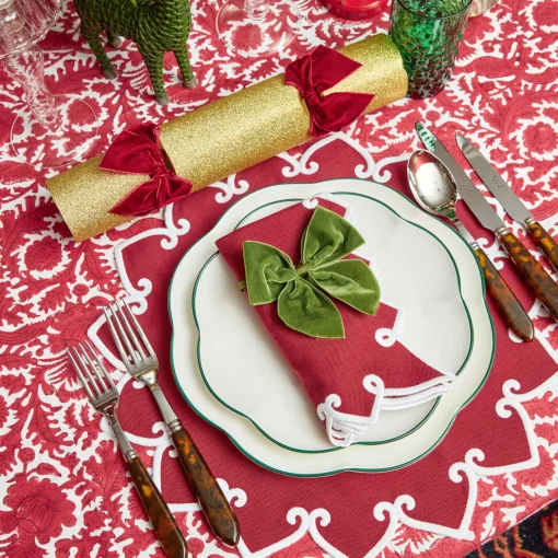 Crockery Sets<Mrs. Alice Christmas Tree Dinner & Starter Plates (Set of 8)