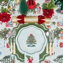 Dinner Plates | Crockery Sets<Mrs. Alice Christmas Tree Dinner Plate (Set of 4)