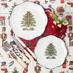 Crockery Sets<Mrs. Alice Christmas Tree Dinner & Starter Plates (Set of 8)