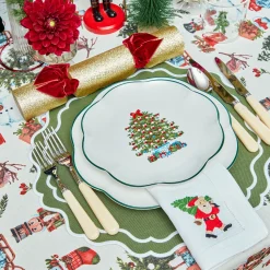 Crockery Sets<Mrs. Alice Christmas Tree Dinner & Starter Plates (Set of 8)