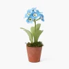 Year-round Decorations | Forever Blooms<Mrs. Alice Handpainted Blue Auricula