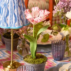 Year-round Decorations | Forever Blooms<Mrs. Alice Handpainted Red Tulip