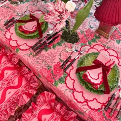 Year-round Decorations | Forever Blooms<Mrs. Alice Handpainted Red Tulip