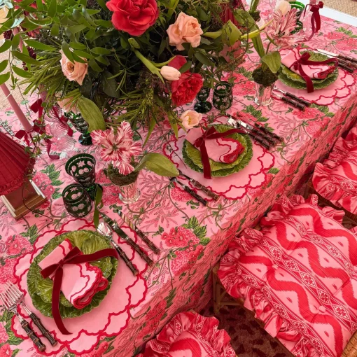 Year-round Decorations | Forever Blooms<Mrs. Alice Handpainted Red Tulip