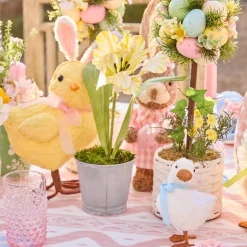 Year-round Decorations | Forever Blooms<Mrs. Alice Handpainted Yellow Tulip