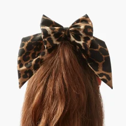 Napkin Rings & Bows | Mrs. Alice Monogram<Mrs. Alice Leopard Hair Bow