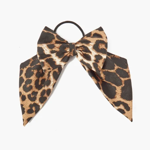 Napkin Rings & Bows | Mrs. Alice Monogram<Mrs. Alice Leopard Hair Bow