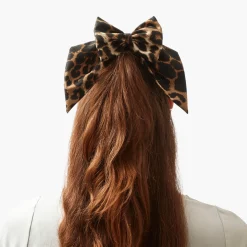 Napkin Rings & Bows | Mrs. Alice Monogram<Mrs. Alice Leopard Hair Bow