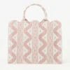 Mrs. Alice Tote Bags | For Her<Mrs. Alice Tote Bag (Pink Ikat)