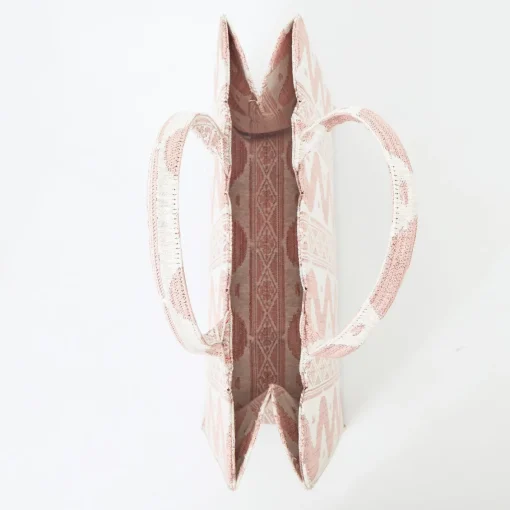 Mrs. Alice Tote Bags | For Her<Mrs. Alice Tote Bag (Pink Ikat)