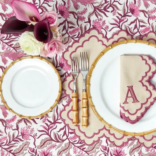 Summer Crockery | Starter Plates<Mrs. Alice Nancy Bamboo Starter Plate (Set of 4)