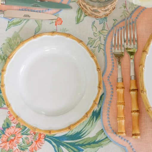Summer Crockery | Starter Plates<Mrs. Alice Nancy Bamboo Starter Plate (Set of 4)