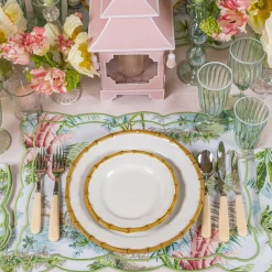 Summer Crockery | Starter Plates<Mrs. Alice Nancy Bamboo Starter Plate (Set of 4)