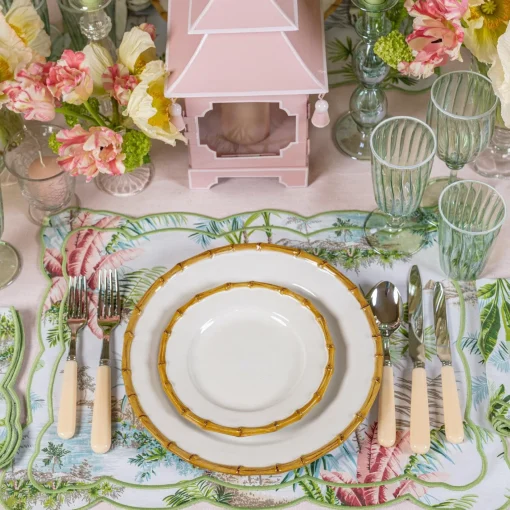 Summer Crockery | Starter Plates<Mrs. Alice Nancy Bamboo Starter Plate (Set of 4)