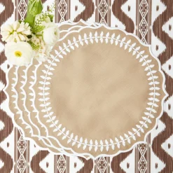 Placemats | For Her<Mrs. Alice Natural Laurel Placemats (Set of 4)