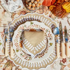 Table Linen Sets | For Her<Mrs. Alice Natural Laurel Placemats & Napkins Set (Set of 4)