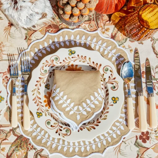 Placemats | For Her<Mrs. Alice Natural Laurel Placemats (Set of 4)