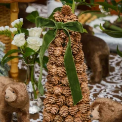 Christmas Decorations<Mrs. Alice Natural Pinecone Tree (Pair)