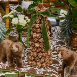 Christmas Decorations<Mrs. Alice Natural Pinecone Tree (Pair)