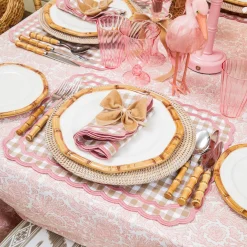 Summer Table Linen | Placemats<Mrs. Alice Natural Rattan Charger Plates (Set of 4)