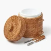 For The Hostess | For The Rattan Lover<Mrs. Alice Natural Rattan Ice Bucket