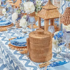 For The Hostess | For The Rattan Lover<Mrs. Alice Natural Rattan Ice Bucket