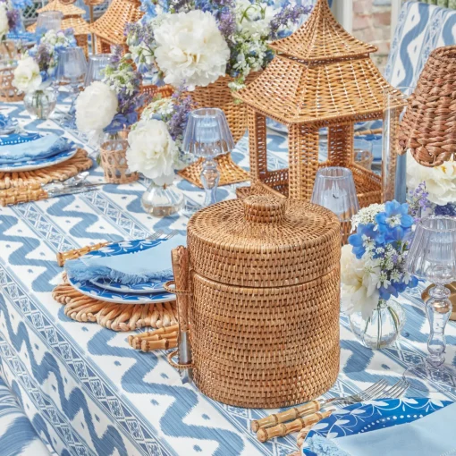 For The Hostess | For The Rattan Lover<Mrs. Alice Natural Rattan Ice Bucket