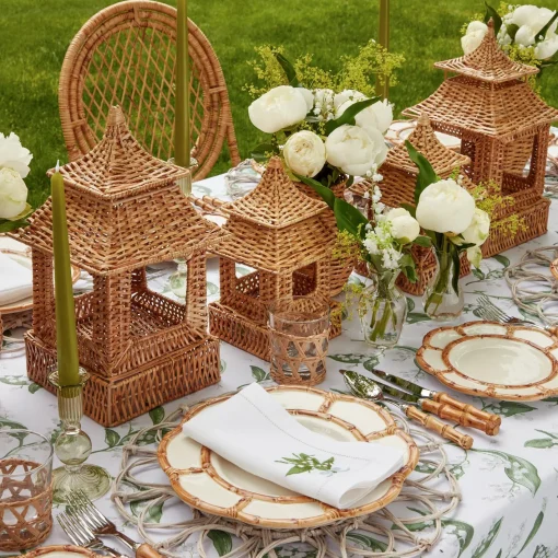 Year-round Decorations | For Her<Mrs. Alice Natural Rattan Pagoda Decoration Set