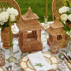 Year-round Decorations | For Her<Mrs. Alice Natural Rattan Pagoda Decoration Set