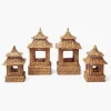 Year-round Decorations | Spring Decorations<Mrs. Alice Natural Rattan Pagoda Lantern Set