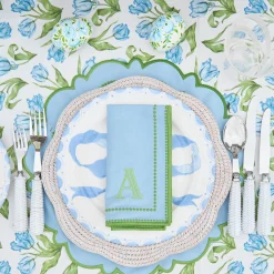Placemats | For Her<Mrs. Alice Natural Scalloped Rattan Charger Plates (Set of 4)