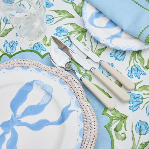 Placemats | For Her<Mrs. Alice Natural Scalloped Rattan Charger Plates (Set of 4)