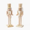Christmas Decorations<Mrs. Alice Natural Wood Nutcracker (Pair)