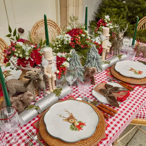 Christmas Decorations<Mrs. Alice Natural Wood Nutcracker (Pair)