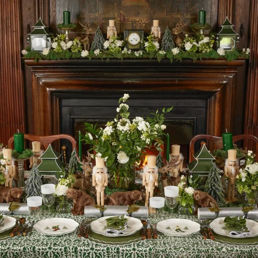 Christmas Decorations<Mrs. Alice Natural Wood Nutcracker (Pair)