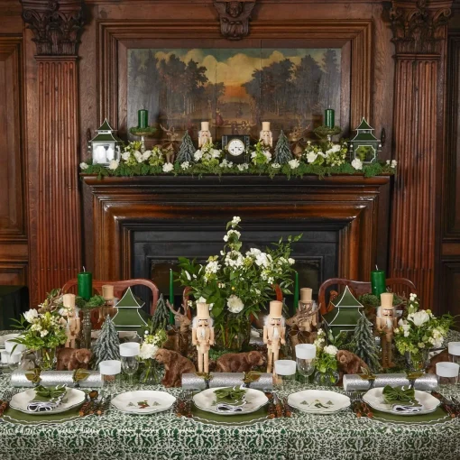 Christmas Decorations<Mrs. Alice Natural Wood Nutcracker (Pair)