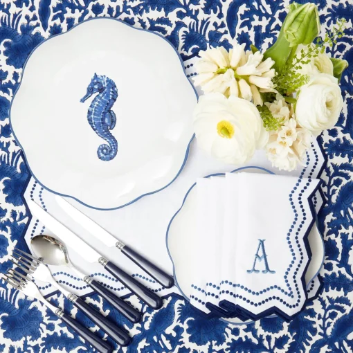 Cutlery Sets<Mrs. Alice Navy Cutlery (5 piece)