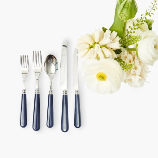 Cutlery Sets<Mrs. Alice Navy Cutlery (5 piece)