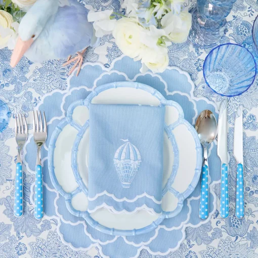 Napkins<Mrs. Alice Nikki Hot Air Balloon Blue Napkins (Set of 4)