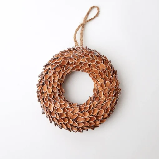 Autumn Decorations<Mrs. Alice Nutshell Glitter Wreath (Set of 4)