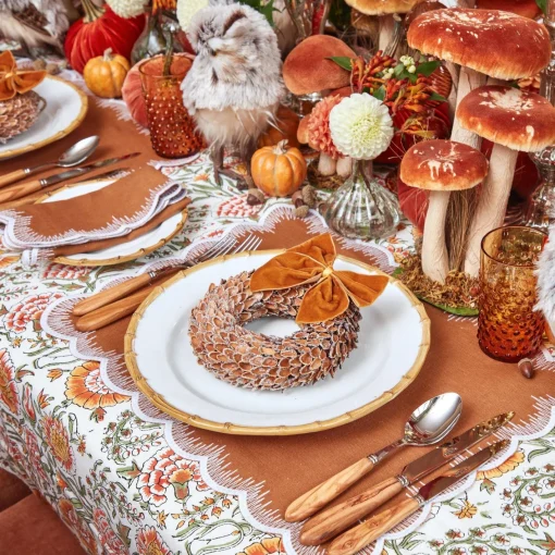 Autumn Decorations<Mrs. Alice Nutshell Glitter Wreath (Set of 4)