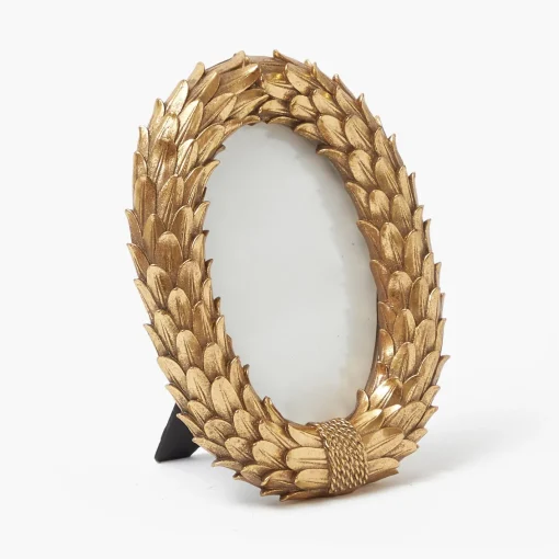 For Her | For The Millenial<Mrs. Alice Odette Oval Gold Photo Frame - 4"x6"